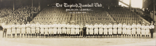 1922 Cleveland Indians Original Panoramic Photograph